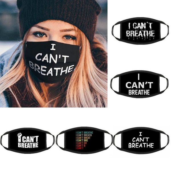 

us black lives matter i cant breathe face masks washable masks out door sport riding masks fashion designer mask for adults dhl shipping