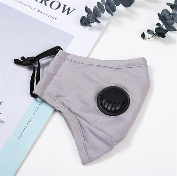 

dazzle colour light designer face mask adjustable protective mask dust and haze with breathe valve cross-border breathable face masks#524, Black