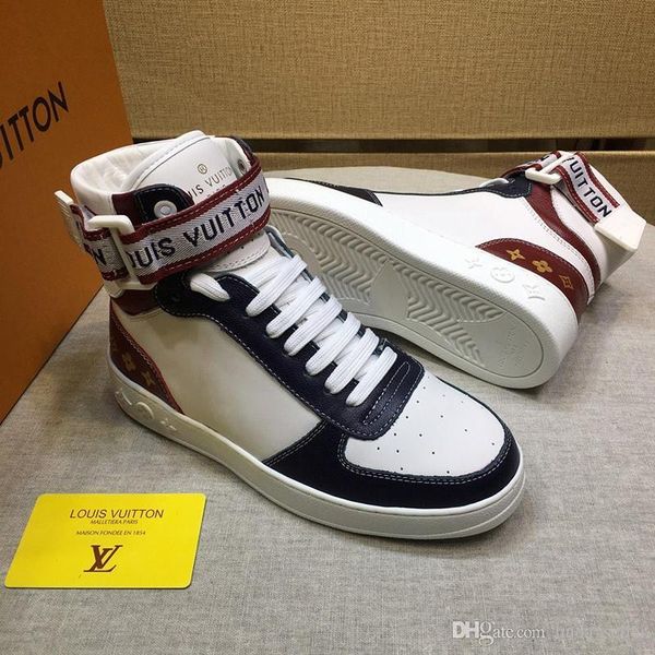 

trainer sneaker boot mens shoes new arrival luxury sneakers breathable sports shoes style high lace -up casual men shoes fast delivery
