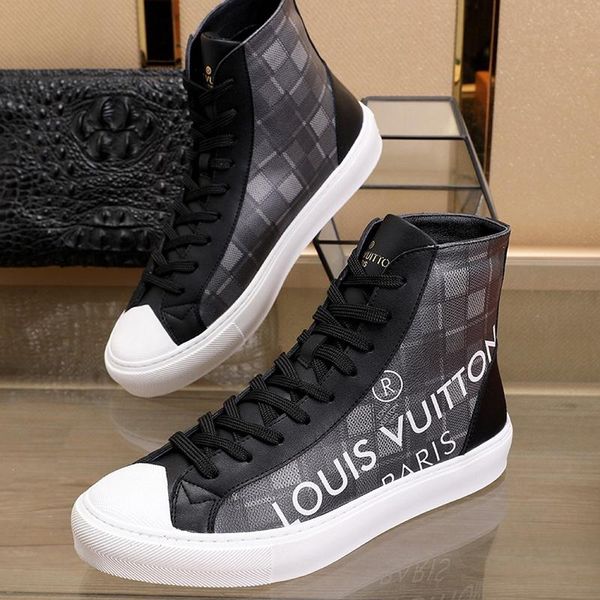 

mens shoes fashion ankle boots tattoo sneaker boot chaussures pour hommes casual mens shoes boots fast ship with origin box zapatos homb, Black