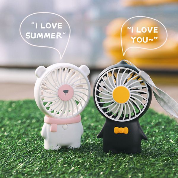 

любители мини-вентилятор творческой портативного мультфильма usb зарядка база портативный вентилятор