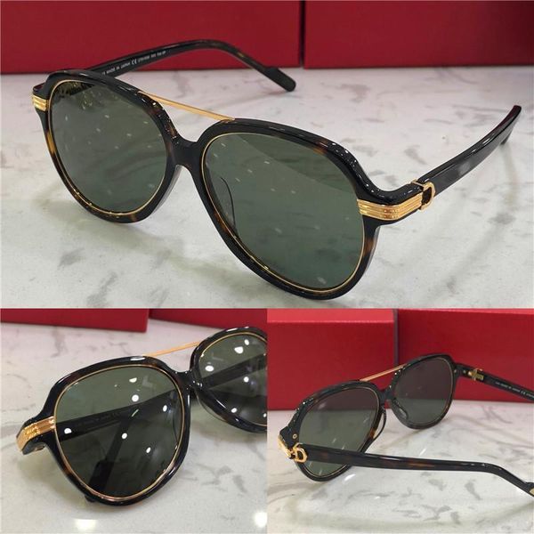 

new fashion designer sunglasses 0159 plate pilot frame with metal ring retro avant-garde fashion style wholesale for women