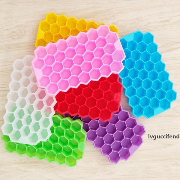 

multi-style silicone ice ball cube tray e mould ice cube tray ice-making box honeycomb mold for bar party tools random color fast