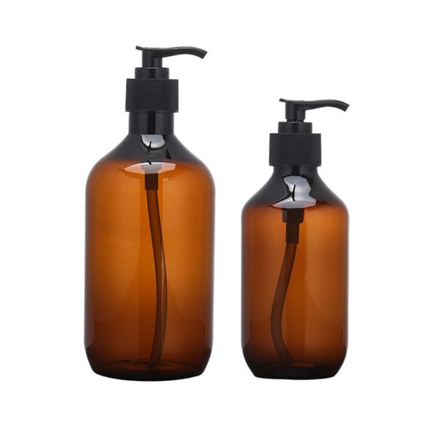 

storage bottles & jars 2pcs 300ml 500ml liquid soap dispenser shampoo shower gel lotion body face cleanser organizer