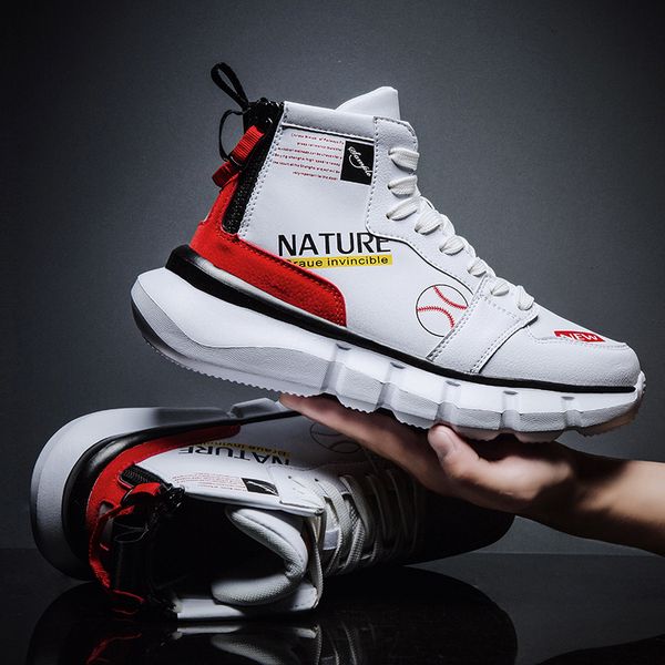 

zufeng shoes men running shoes men sneakers leather athletic trainers male high walking zapatillas hombre deportiva