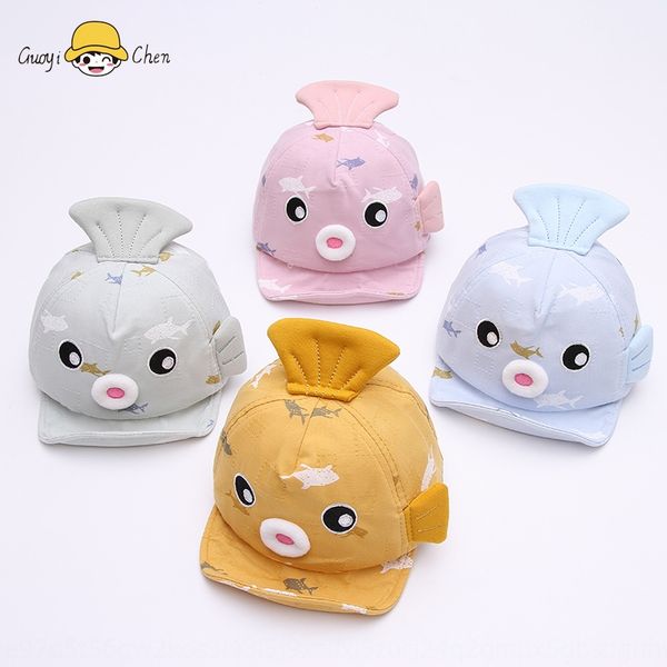 

autumn new children's infant super cute cap baby sun sun hat thin sunshade hat, Blue;gray