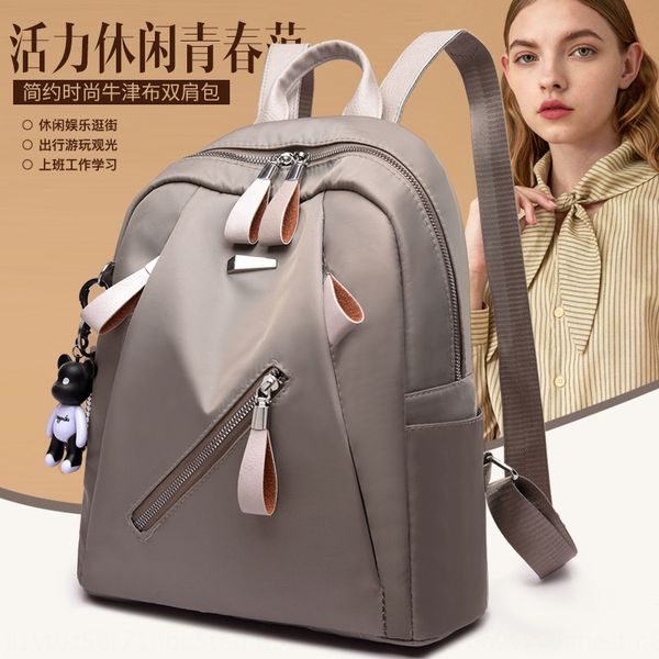 

ywnio oxford cloth female 2019 new fashion oxford cloth canvas backpack korean style bag femalestyle student all-match fashion canvas backpa
