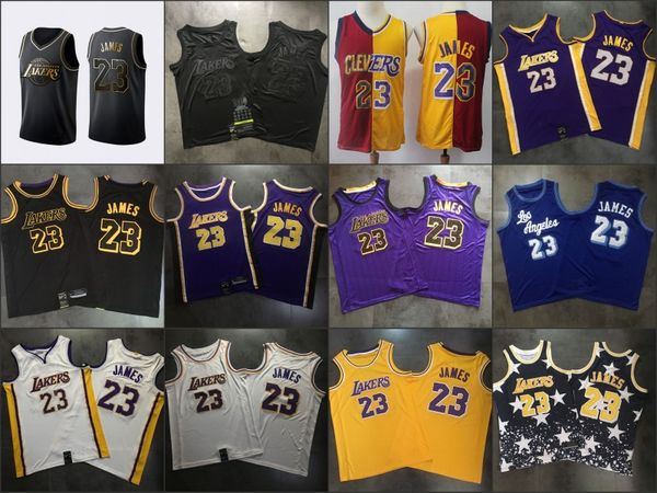 

road swingman #13;nba los angeles lakers men lebron james basketball jersey, Black