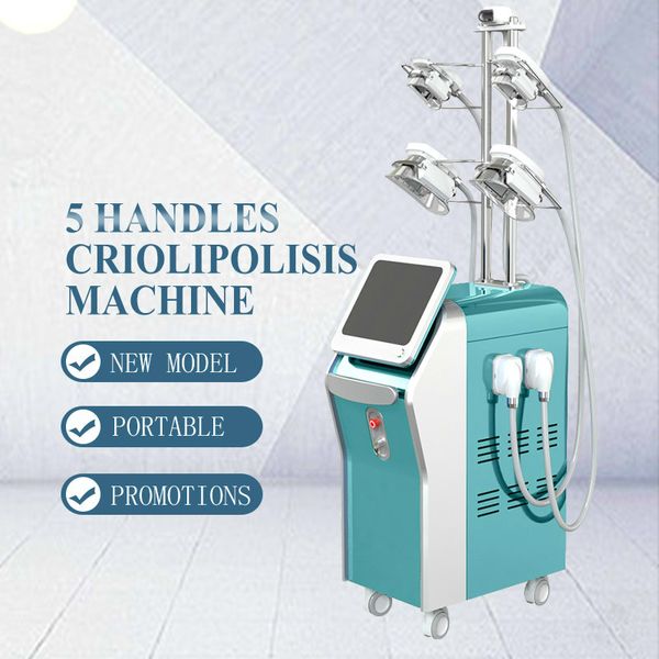 

5 cryo heads 360° cryolipolysis slimming lipolaser cavitation cellulite reduction cryolyposis endermology equipment for salon use