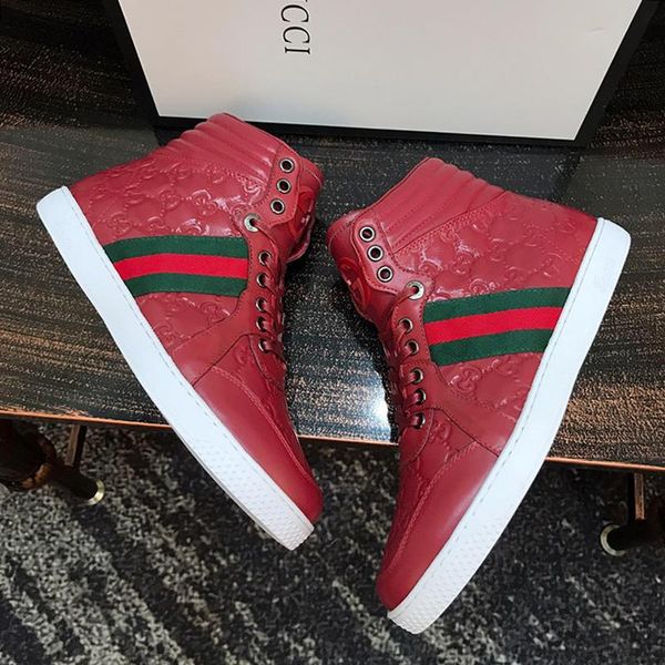 

men 's ace signature high sneaker men shoes outdoor walking breathable soft footwears lace -up sports casual men boots fast delive, Black