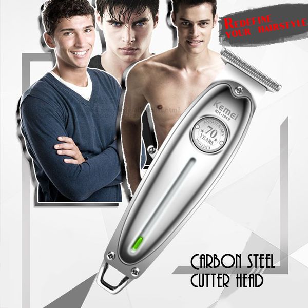 

kemei 1949 professional hair clipper all metal men electric cordless cordless hair trimmer haircut machine yspyx ee2006