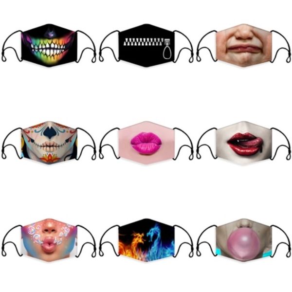 

4 colors sports masks men and women outdoor riding sunscreen dustproof sandwich comfortable fashion breathable black reusable face mask#132