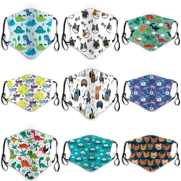 

kid infant mascherine dot животных printed elastic уха шнура против splatte пыли и песка во рту маски мини durable 2 88ry e19 # 335