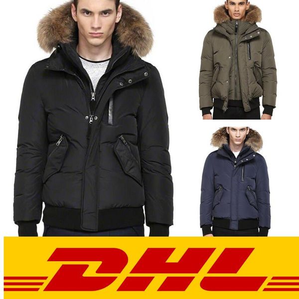 

dhl canada winter warm clothing jackets keep warm in winter down bomber jacket thick men's down jacket for men