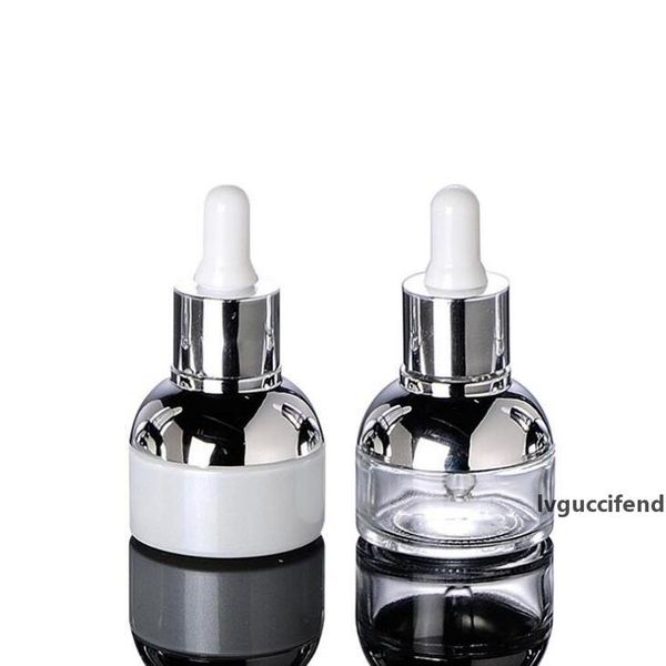 

empty glass dropper bottles 30ml glass bottle dropper for essential oils , glass clear dropper bottle lx1840