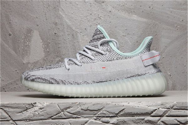 

kanye west marsh tail light flax yecheil black zebra cream white mens womens running shoes sport big size des chaussures with box 36-48 lts1