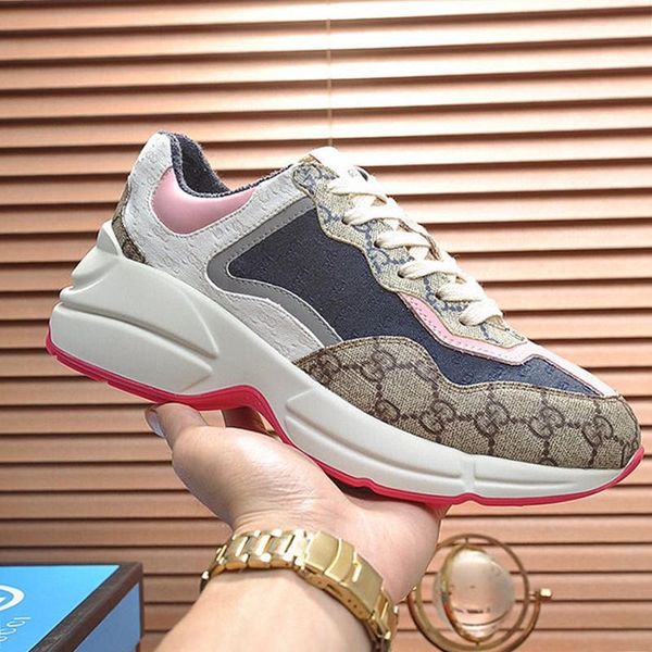 

мужская обувь класса люкс спорт vintage дизайнер открытый дышащий мода платформа стильная мужская ритон тапки 2020 повседневная обувь мужчин, Black