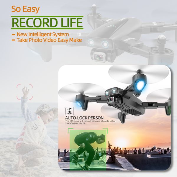 

s167 gps quadcopter drone 4k dron with camera toys rc helicopter profissional quadrocopter fpv toy racing ing