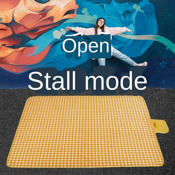 

night market stall tablecloth tablecloth foldable waterproof and moisture-proof park community mat items placement mat