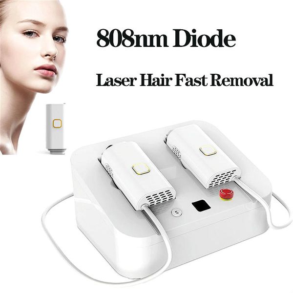

factory directly sale 200w portable 808nm diode laser painless hair reduction armpit legs hair removal use in skin clinic and beauty salon, Black