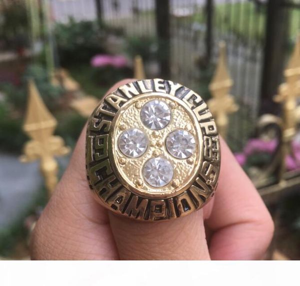 

d d 1983 new york islanders stanley cup team champions championship ring with wooden box souvenir fan men boy gift drop shipping, Golden;silver