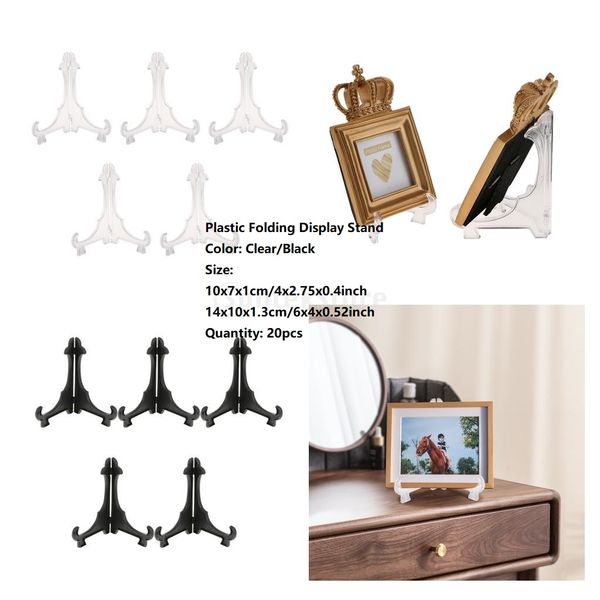 

20x plate display easel stand dish p book award show folding shop show
