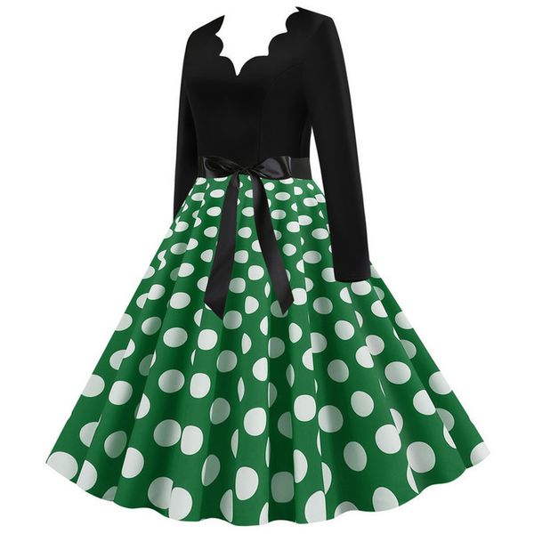 

plaid women summer dresses office clothing robe vintage 50s 60s pin up dot swing party rockabilly dress knee length vestidos, Black;gray