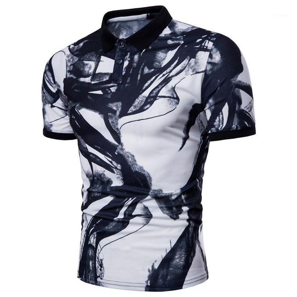 

dye chinese style casual mens clothing summer male designer polos short sleeve turndown collar tie, White;black