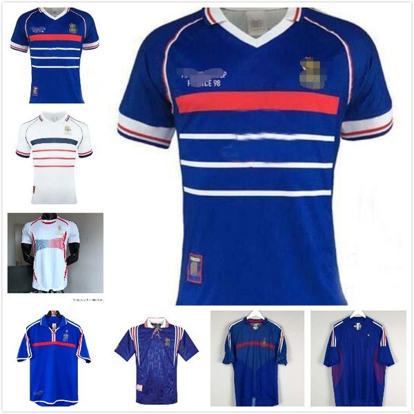

1998 2002 france retro vintage zidane henry maillot de foot soccer jerseys 2006 2000 2004 france euro finals 1996 france retro jerseys, Black;yellow