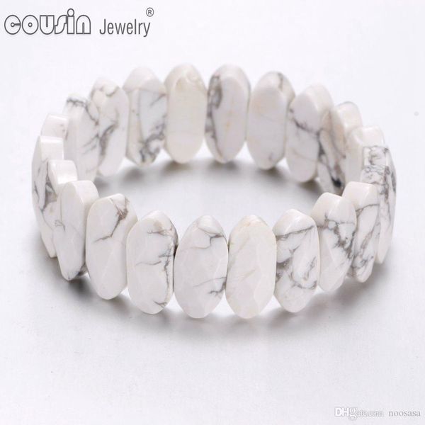 

new arrivals fashion charm hexagonal bead bracelet natural stone bracelet for women jewelry sz0451d, Golden;silver