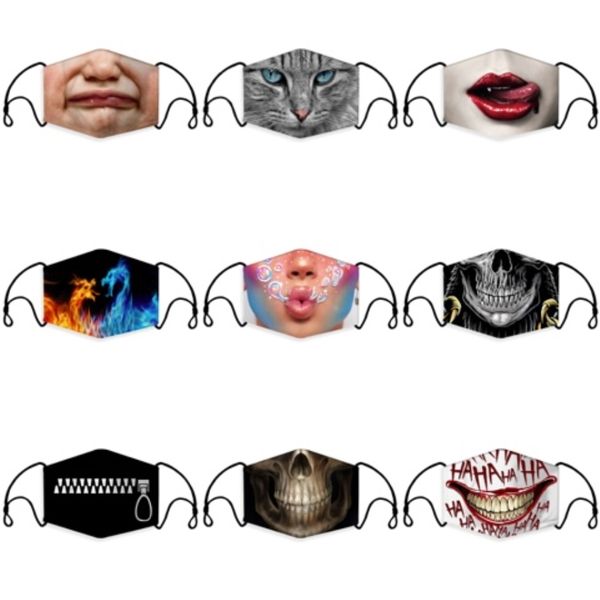 

face mask random print s mouth mask dustproof househould protective cotton reusable s masks protective masks mk62#210