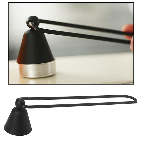 

candle snuffer accessory for putting out extinguish candle wick flame (black