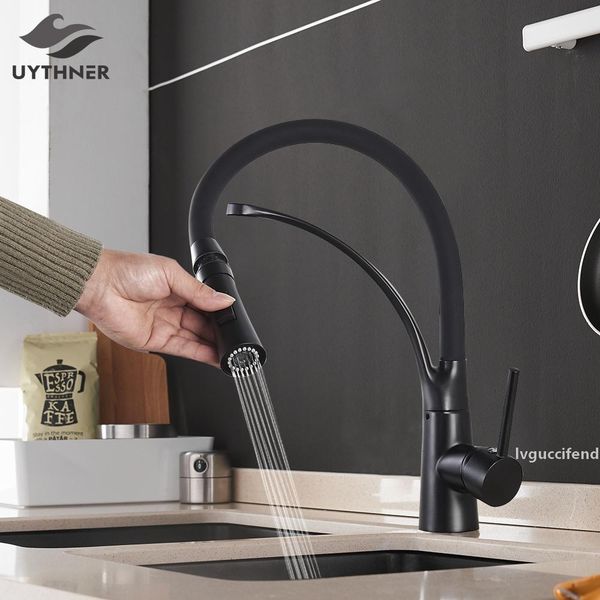 

black kitchen faucet swivel pull down kitchen faucet kitchen sink tap deck mounted and cold water mixer tap water faucet t200424