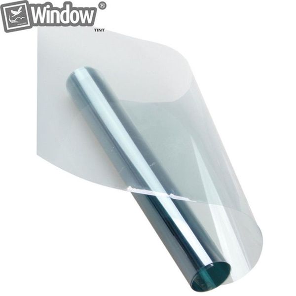 

car sunshade sunice 1.52x20m 80%vlt light blue window tint film self adhesive nano ceramic solar heat control anti-uv accesories