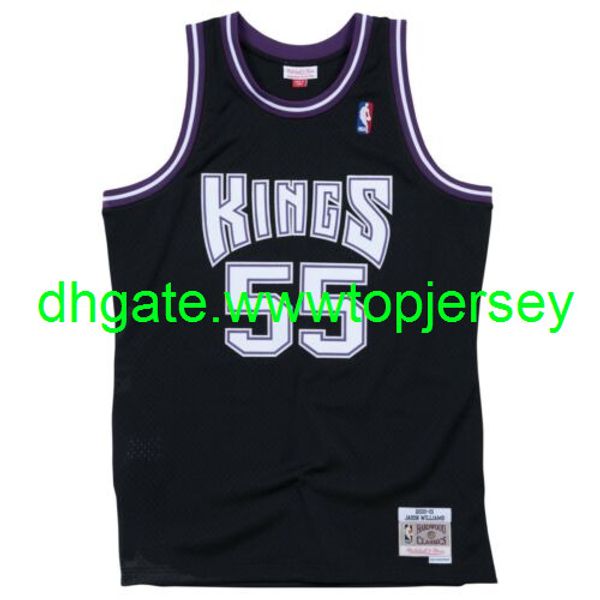 

дешевый джейсон уильямс mitchell ness 2000-01 лиственного джерси баскетбол джерси отсылок вест прошитого, Gray