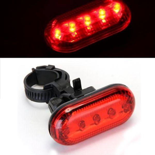 

5 led задний свет водонепроницаемый лампы цвет красный для велосипедов велоспорт