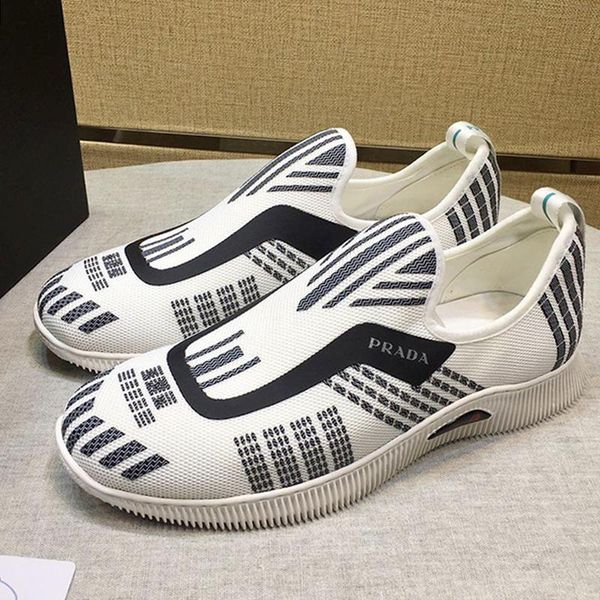 

sport shoes mens sneakers breathable trainers with original box crossection knit sneakers scarpe da uomo fashion shoes mens slip on footwear