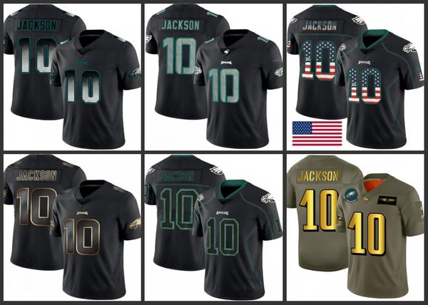 

philadelphia eagles men #10 desean jackson men's limited women youth jersey, Black;red