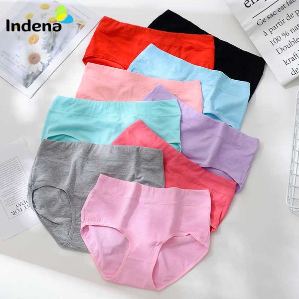 

new women's underpants cotton underwear girls solid color briefs lingerie female underwear l-xxl plus size dropship, Black;pink