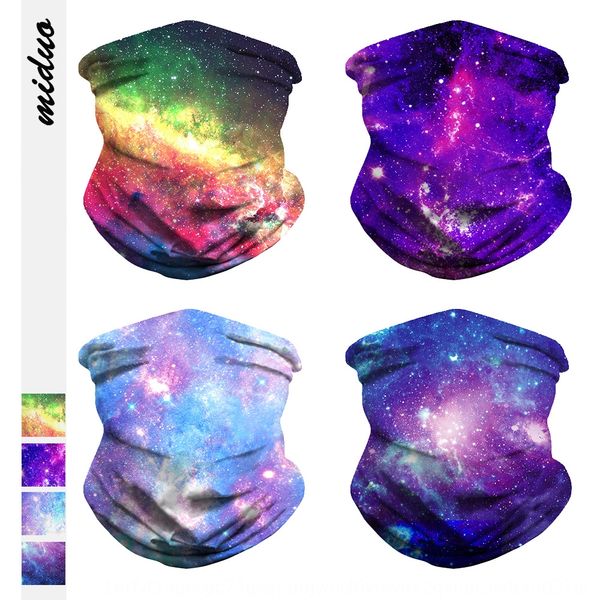 

digital printing outdoor riding magic mask program magic scarf sports wristband non-eaves hat scarf, Black