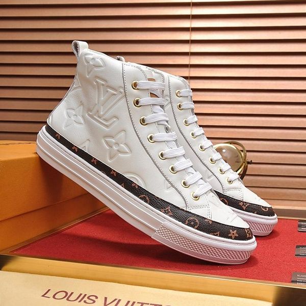 

drop ship stellar sneaker boot men shoes lightweight autumn and winter chunky sneakers lace -up vintage men shoes herren luxus marken schuhe, Black