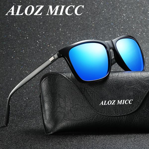 

aloz micc brand designer aluminum men's polarized sunglasses vintage sun glasses eyewear driving glasses uv400 a079, White;black