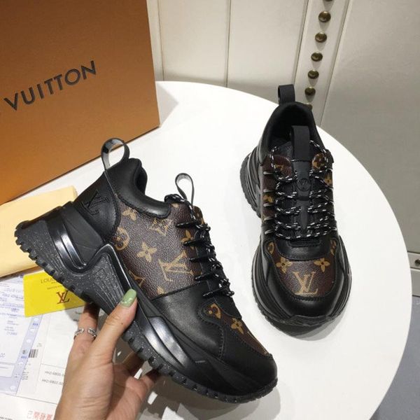 

125 new designer luxury women's casual fashion shoes, women's outdoor casual shoes, high-quality materials, with original box, Black