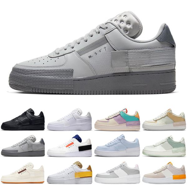 

shadow type 1 n354 men women running shoes triple black white sail pale ivory outdoor grey fog mens trainers sports sneakers runners