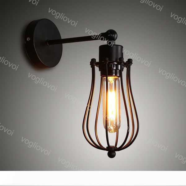 

wall lamp vintage industrial loft iron 220v american classic sconce for home indoor bedside retro lighting dhl