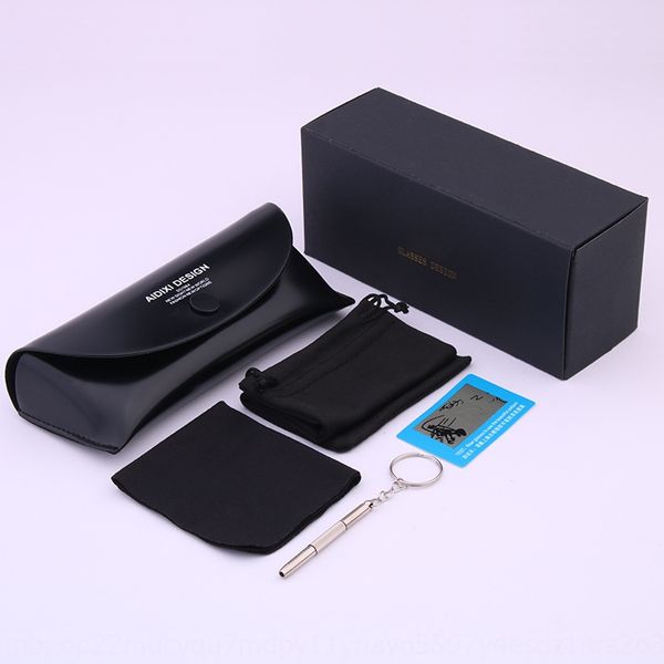 

outer packing box box glasses cloth bag glasses cloth polarized test card multifunctional screwdriver (not only sold, Blue