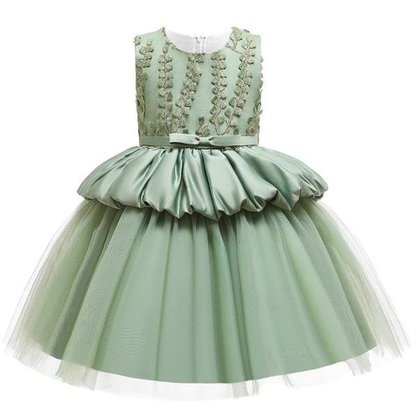 

flower girl dress silver shiny sleeveless fluffy little princess birthday party pageant gown holy communion dresses, Red;yellow