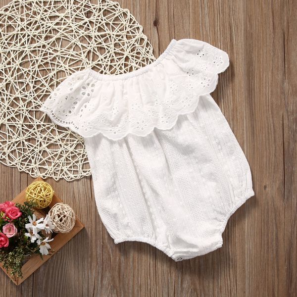 

toddler baby girl flower cotton jumpsuit bodysuit infant clothes outfit sunsuit, Blue