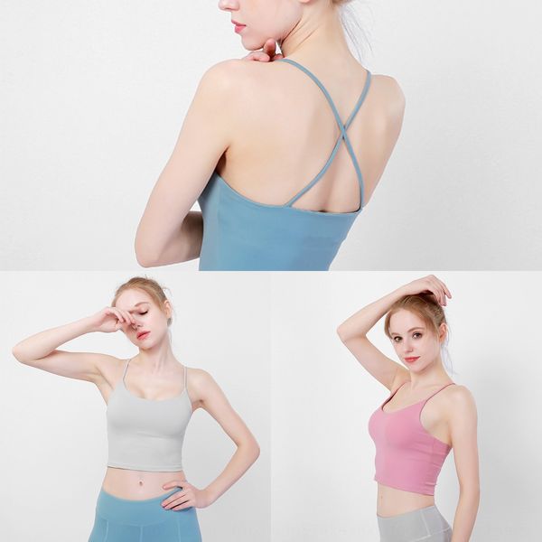 

backless belt chest pad sports bra gathering accessory vest vest shaping vest-type accessory breast gym camisole, Black