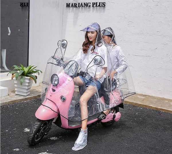 

emrx2 for mavericks car raincoat new national standard us/n1s/m +/u1 universal transparent double single electric vehicle cloak electric veh, Red;brown